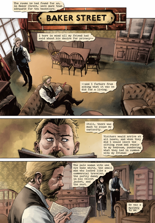Illustration for article titled Neil Gaiman tackles Sherlock Holmes in this A Study In Emerald exclusive
